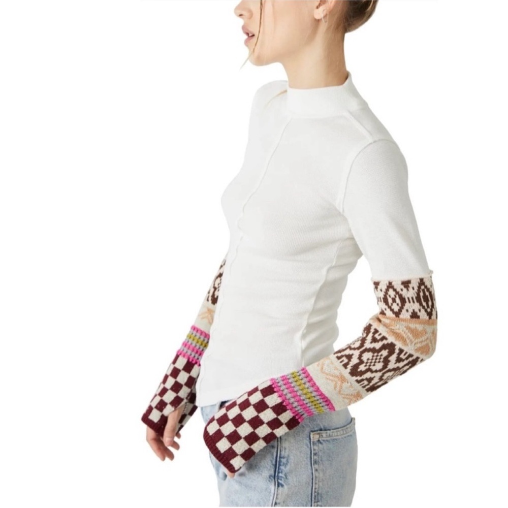 NWOT Free People | Gorgeous Cuff Top | Large - Picture 6 of 16